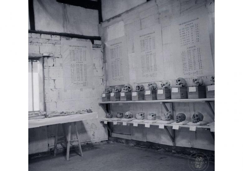 1941年6月　四川李莊展覽會展示人類學組文物 