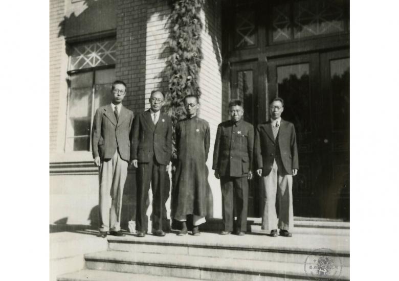 1945年　本院南京接收人員與日本管理人員