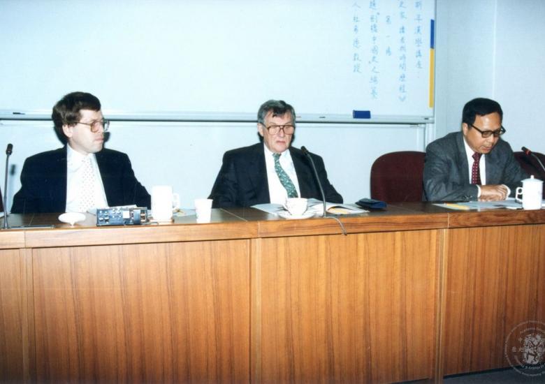 1996年11月　「傅斯年講座」杜希德教授（Denis Twitchett）