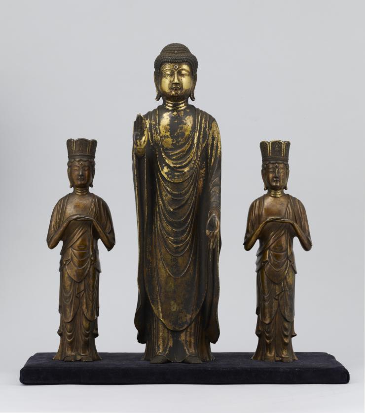 阿彌陀如來及二脅侍立像（善光寺式） | 開放博物館