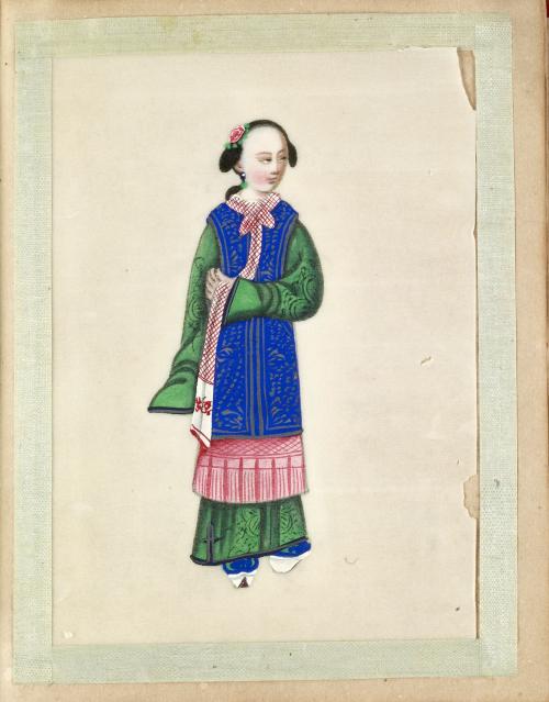 Leaf from Album of Costumes