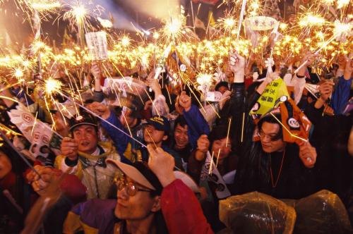 2000臺灣總統選舉 - 選前之夜 - 民進黨 - 陳水扁、呂秀蓮