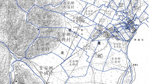 日治五萬分之一蕃地地形圖(1907-1916)──干城村