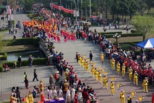 大甲媽祖遶境進香第6天_明道大學接駕2