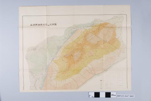 臺灣總督府殖產局出版〈一萬分一山仔腳油田地形及地質圖〉北幅