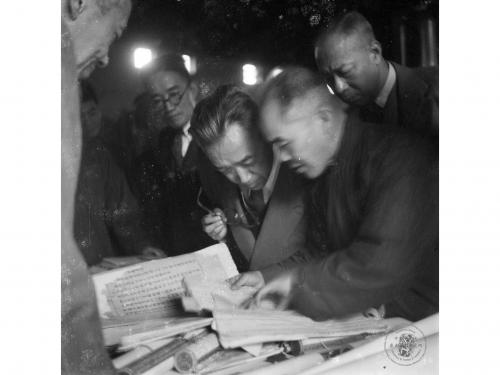 1951年　胡適參觀楊梅史語所 