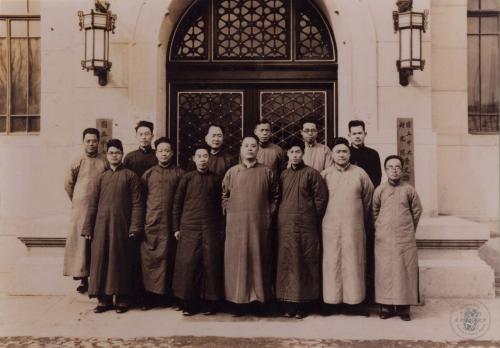1936年　同仁於南京史語所合影