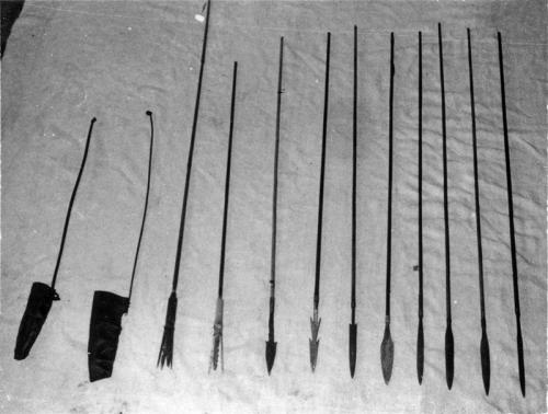 1960年_宜蘭縣南澳_不同種類的箭矢