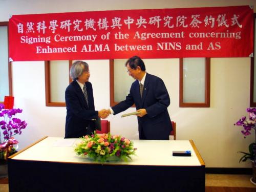 中央研究院與日本自然科學研究機構簽約
