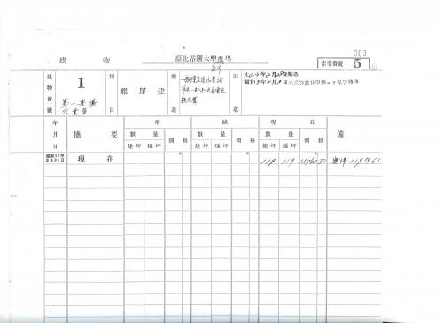 磯小屋建物資料(昭和3年)