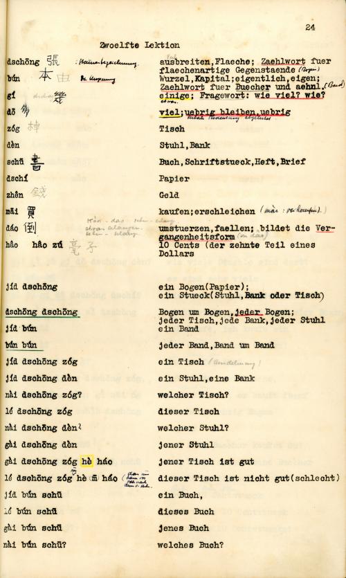 德客單詞對照辭典手稿-03 Manuscripts for the HAKKA-GERMAN DICTIONARY (03)