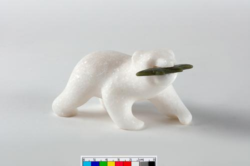加拿大北極熊石雕(Canada Polar Bear Stone Sculpture)