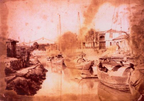 1870年代的淡水港