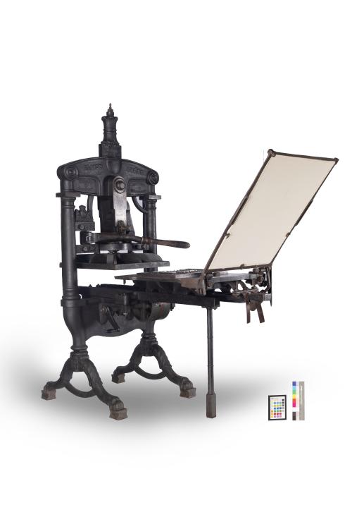1872年英製ALBION PRESS 台灣第一部印刷機