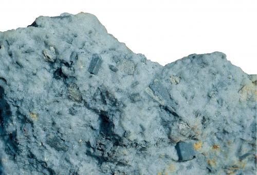 黏土化安山岩內的礦物多已改變為其他礦物