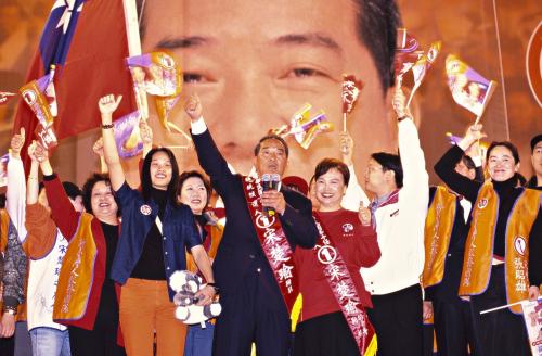 2000臺灣總統選舉 - 選前之夜 - 無黨籍 - 宋楚瑜、張昭雄