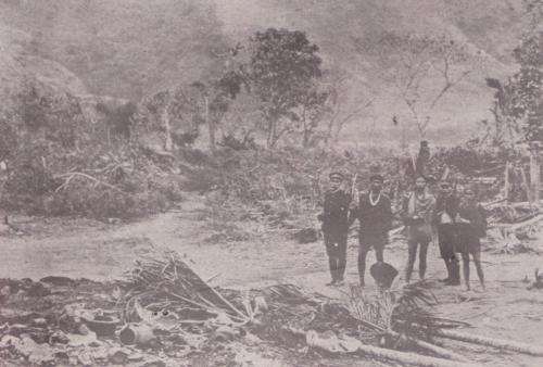 日軍燒毀花蓮港廳七脚川社居屋