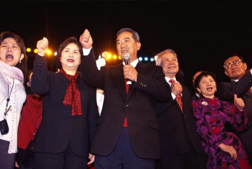 2000臺灣總統選舉 - 敗選之夜 - 無黨籍 - 宋楚瑜、張昭雄