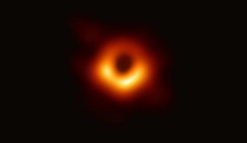 黑洞的第一張圖像