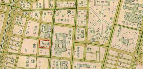 1936年臺北地圖