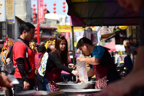 大甲媽祖遶境進香第4天_分豬公肉2