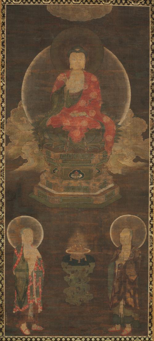 Shakyamuni Triad: Buddha Attended by Manjushri and Samantabhadra (Buddha)