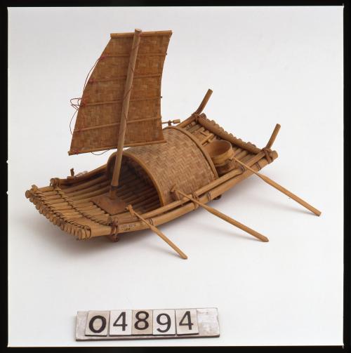竹筏模型