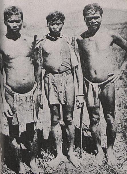 1940年代法屬印度支那山地原住民男子