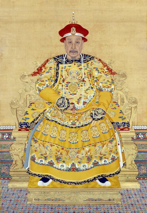 清高宗乾隆帝80歲肖像