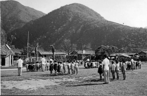 1963年南澳國小升旗典禮