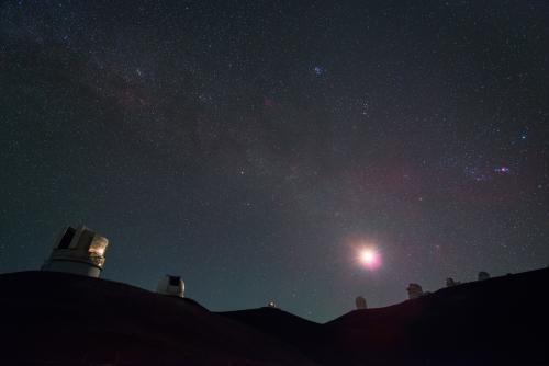 Summit of Maunakea at Night