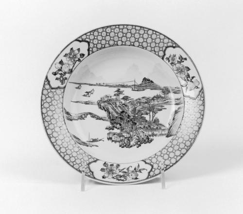 Dish with Landscape