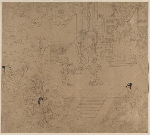 Album of Daoist and Buddhist Themes: Kings of Hells: Leaf 32