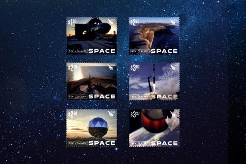 紐西蘭太空探索郵票