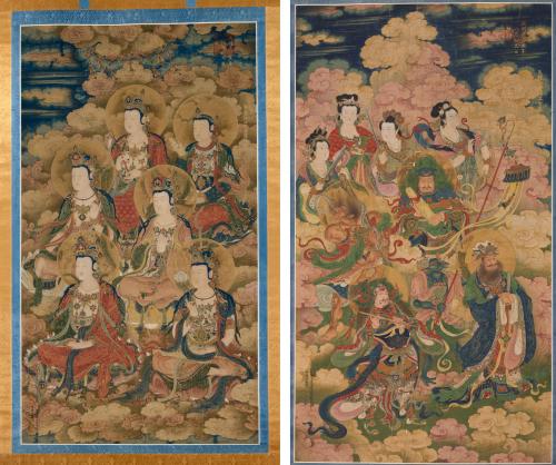The Bodhisattvas of the Ten Stages in Attaining the Most Perfect Knowledge; The Eight Hosts of Deva, Naga, and Yakshi