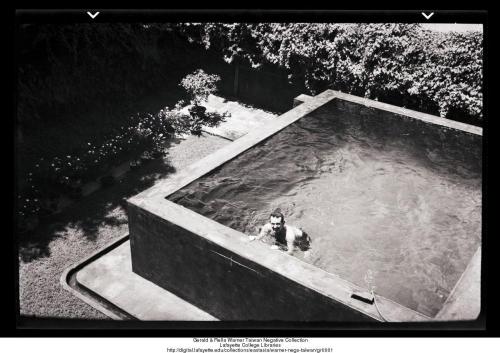 Jerry getting ready to dive into the Jardine Matheson swimming pool