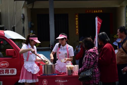 大甲媽祖遶境進香第5天_信徒供應免費餐飲