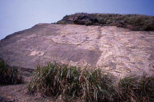 砂頁岩互層形成的順向坡構造