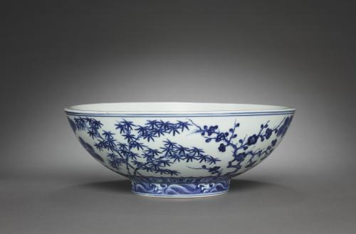 Bowl with Decoration of the "Three Friends"