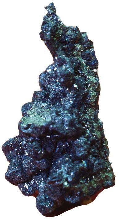 法馬丁礦常呈粒狀產出，外形特殊