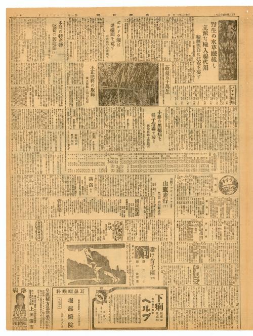 《臺灣新聞》第12826號（1938-11-01）日刊5版  