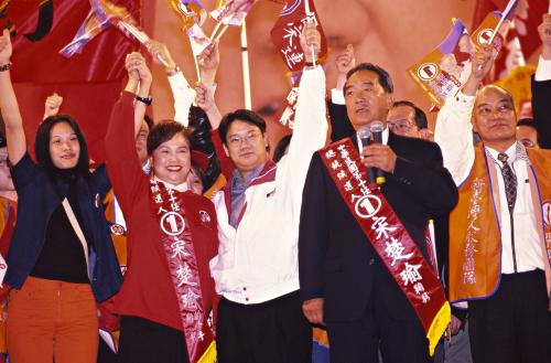 2000臺灣總統選舉 - 選前之夜 - 無黨籍 - 宋楚瑜、張昭雄