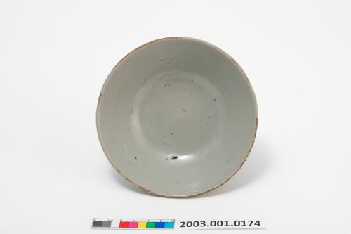 幾何紋青花陶碗