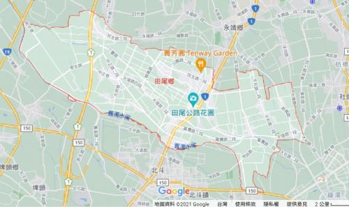田尾交通路網圖