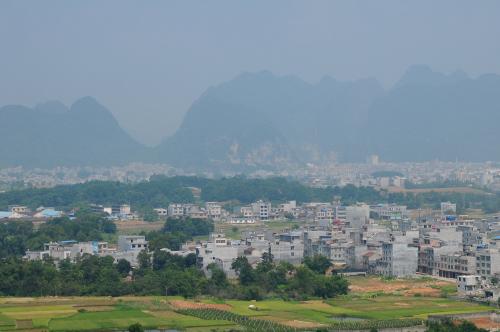 中國廣西_石灰岩山