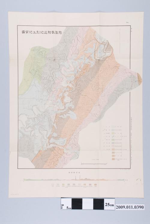 臺灣總督府殖產局出版〈一萬分一狗氳氤附近地形及地質圖〉