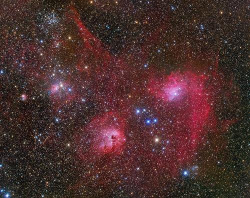 IC 405, 410, 417 and M38