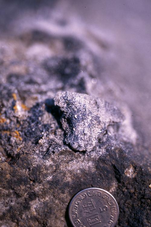 細粒的硫砷銅礦結晶