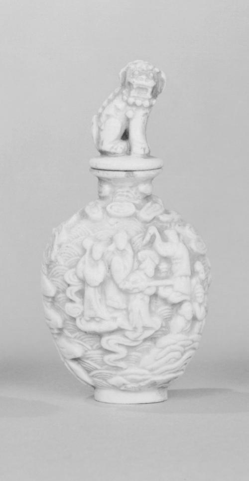 Snuff Bottle with Taoist Immortals