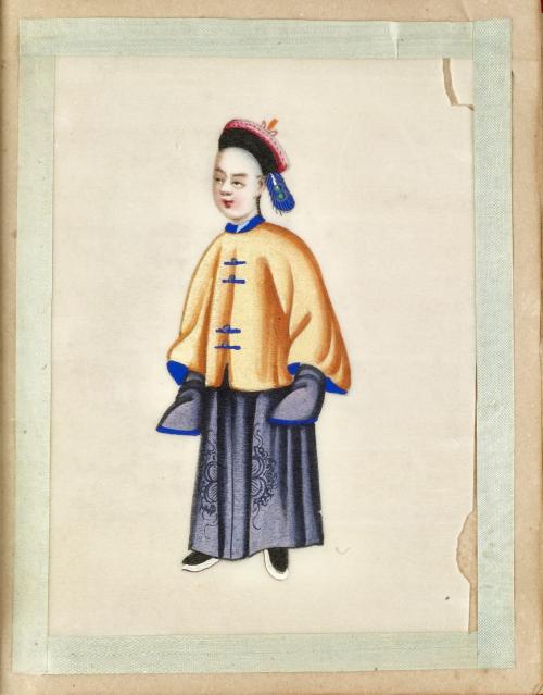 Leaf from Album of Costumes